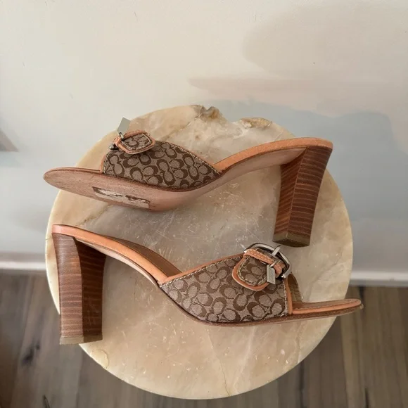 Coach Women's Daryn Slide Heels Size 8.5 - Picture 6 of 15